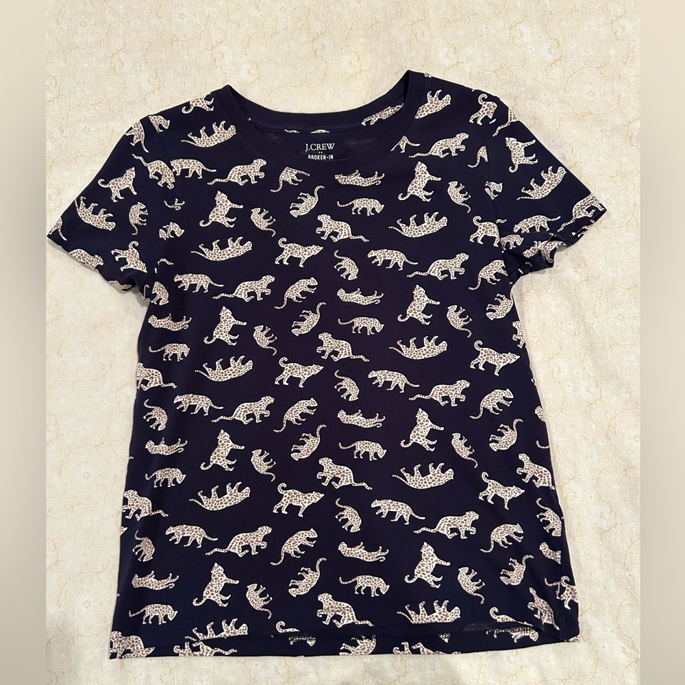 J. Crew Factory leopard t-shirt - size S